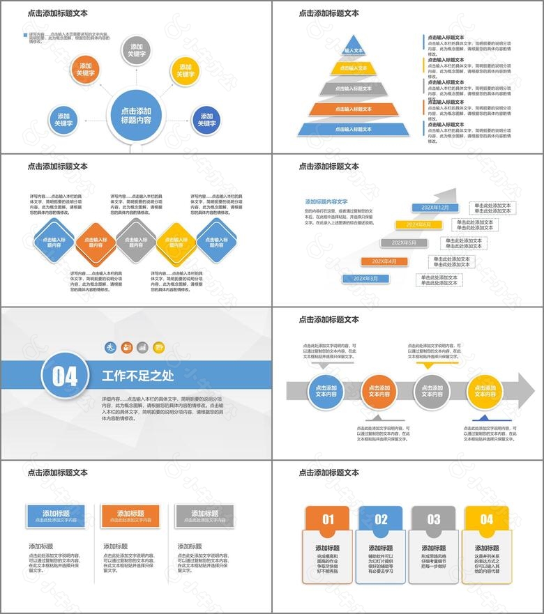 2024年项目策划终总结工作计划报告汇报PPT模板no.3