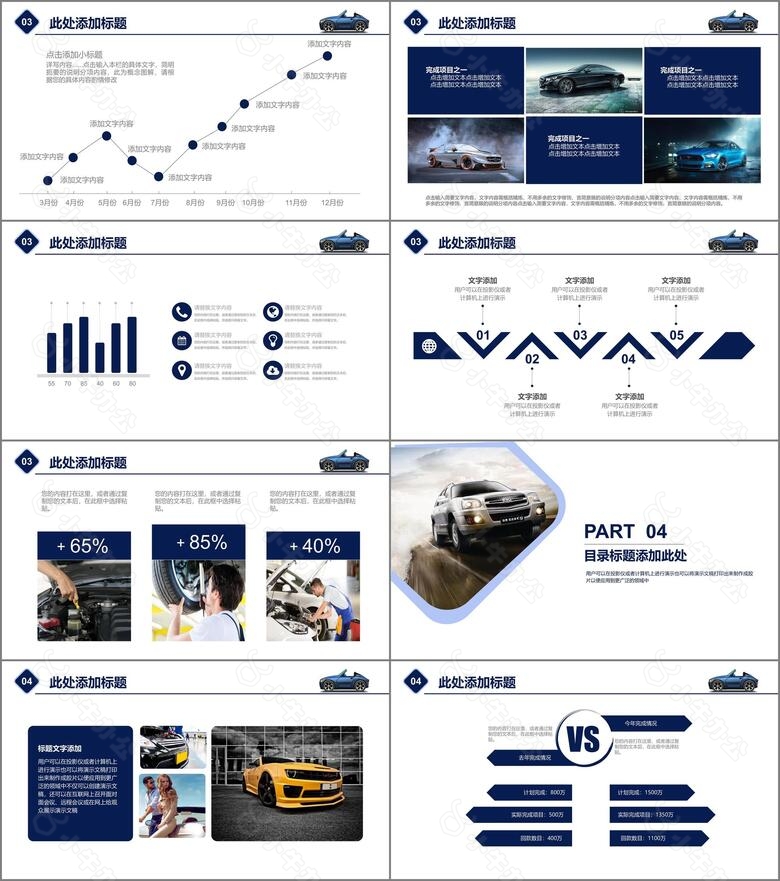汽车行业汽车销售维修工作汇报PPT模板no.3