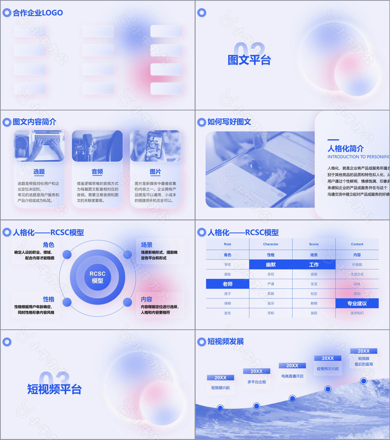 新媒体矩阵运营方案PPT模板no.2