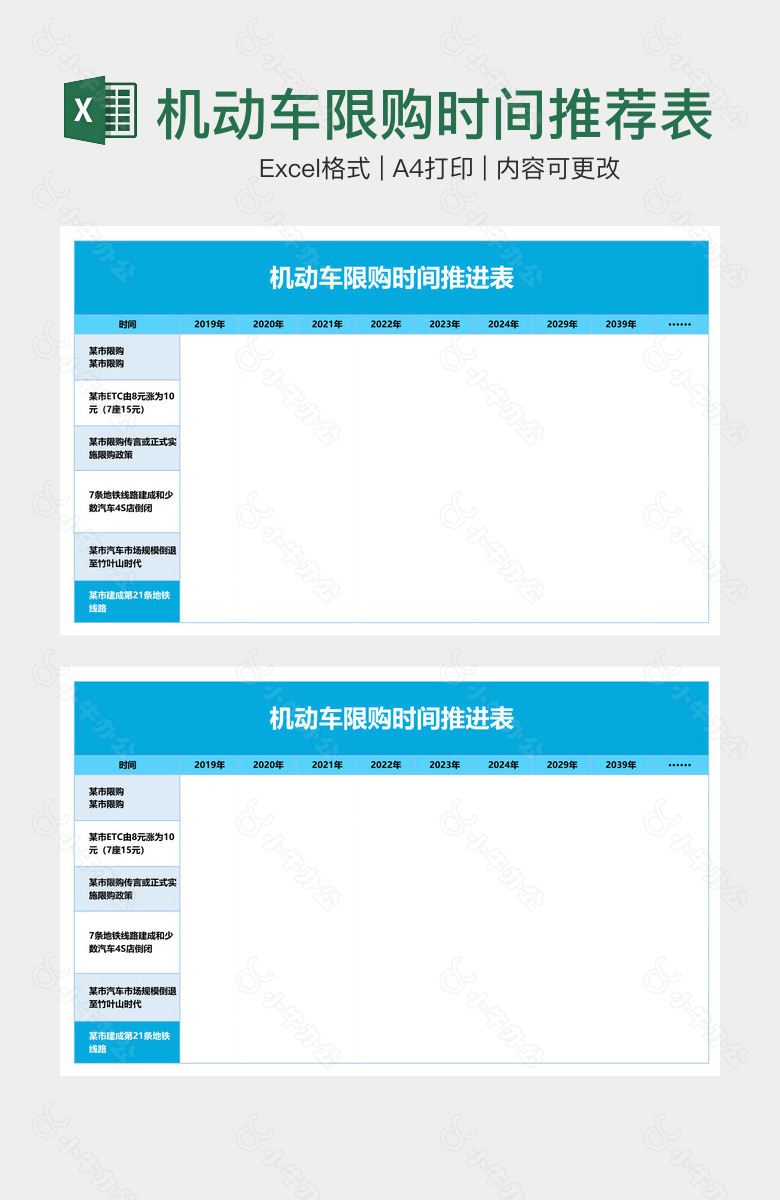 机动车限购时间推荐表