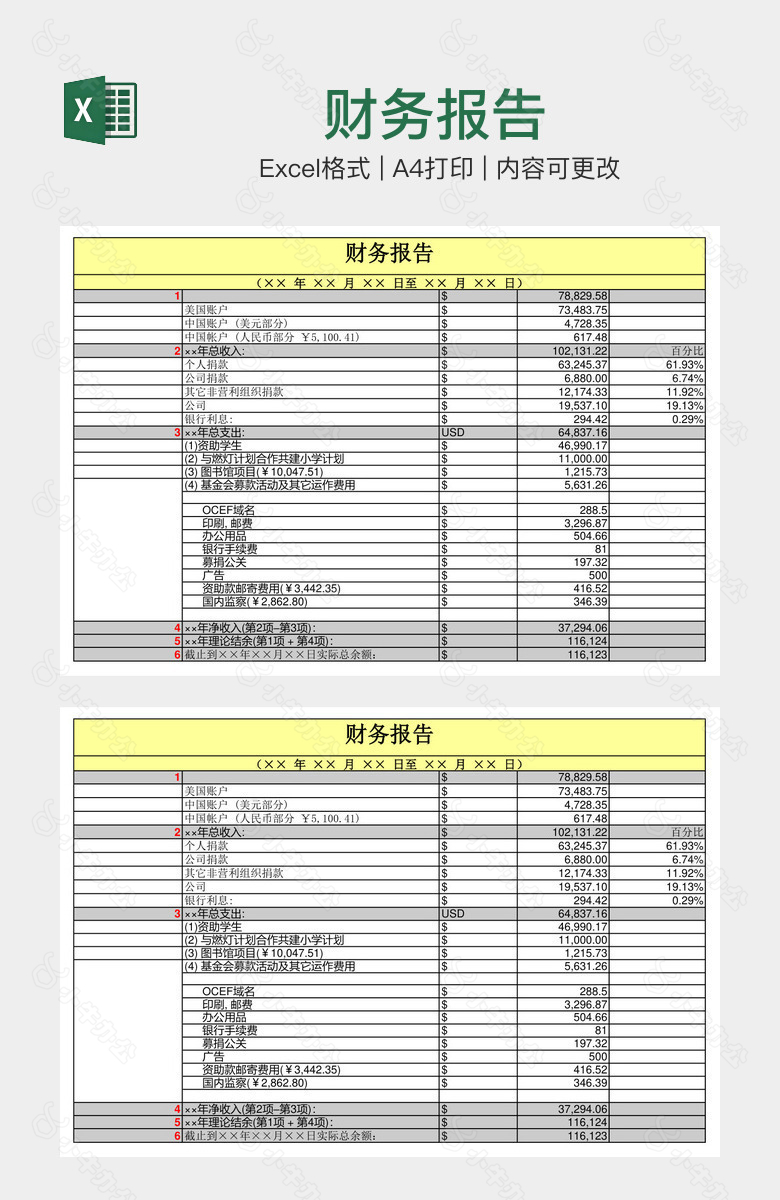 财务报告