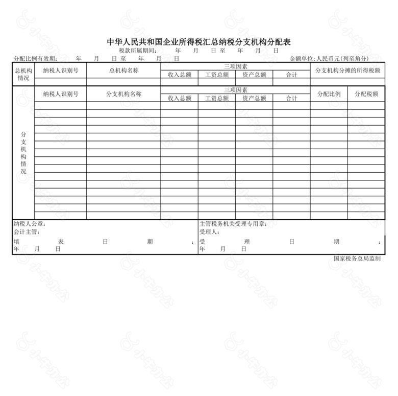 企业所得税预缴申报表no.2