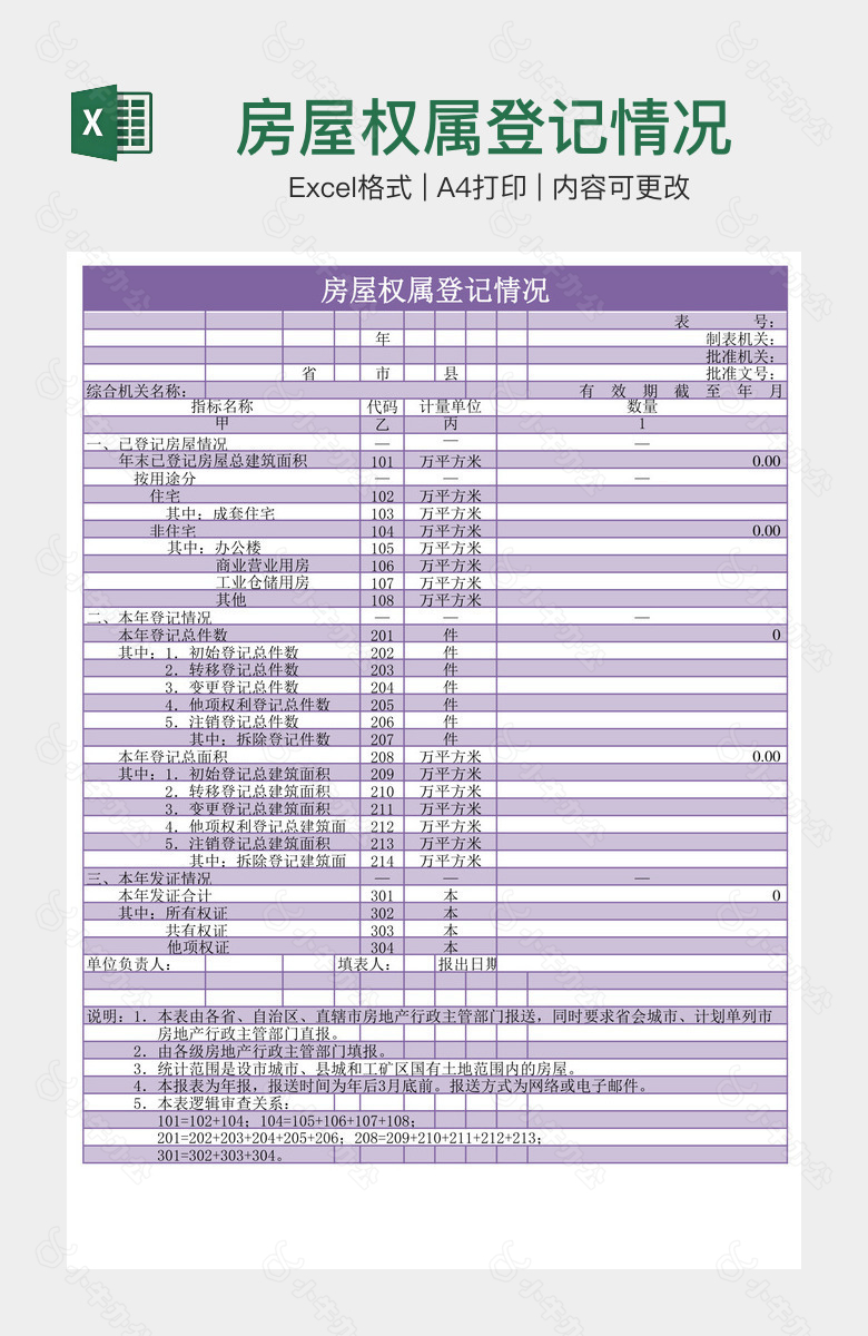 房屋权属登记情况