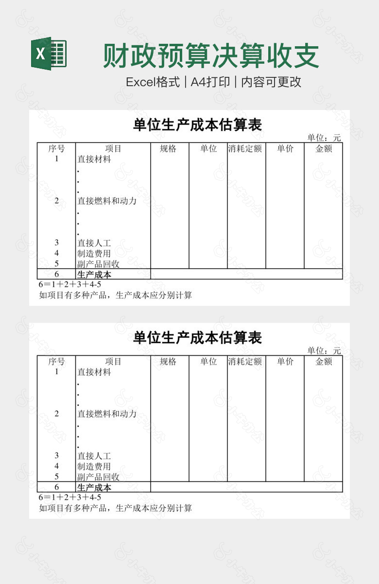 财政预算决算收支