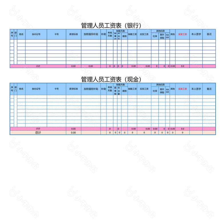 工资表全面自动计算no.2