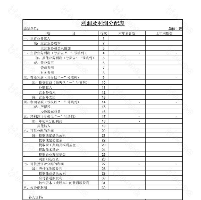 现金流量表自动计算no.2