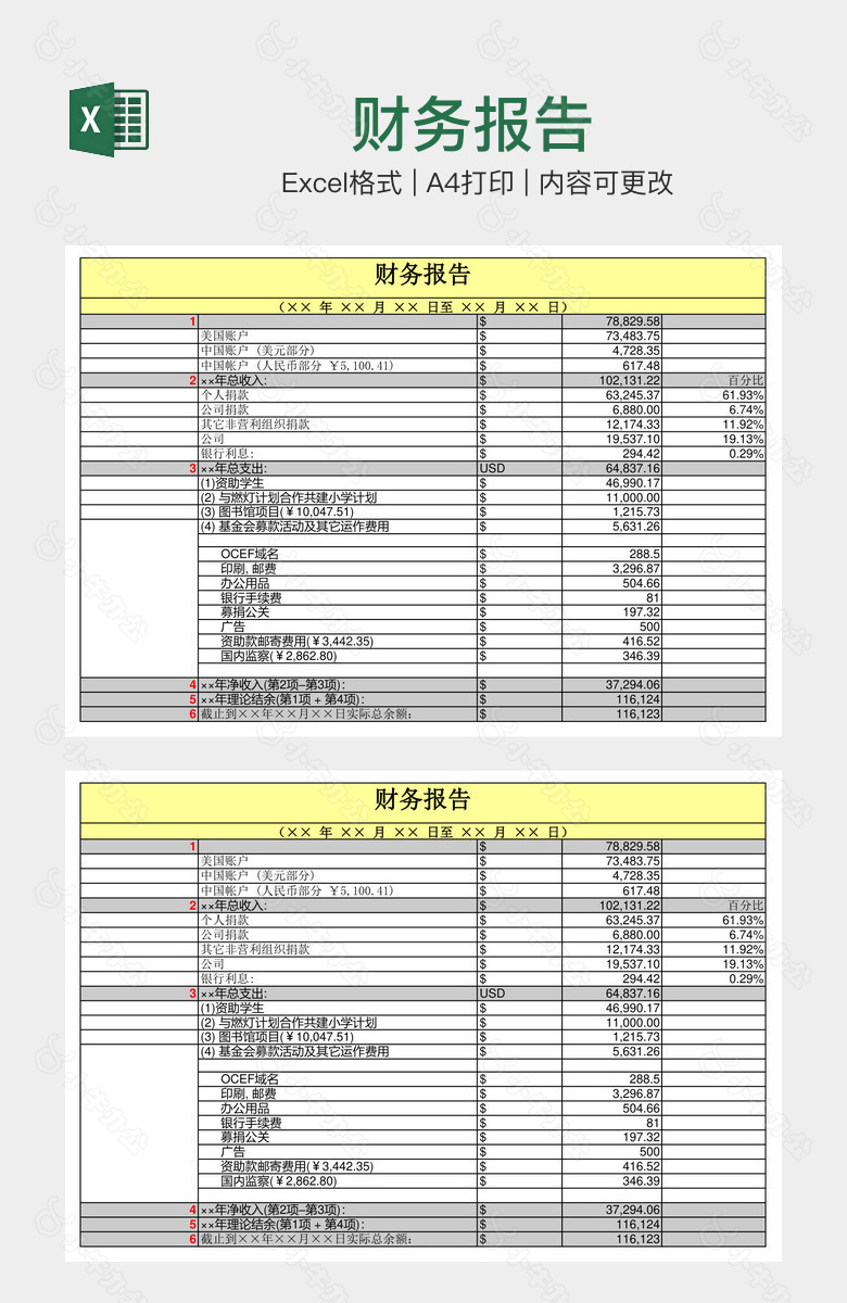 财务报告