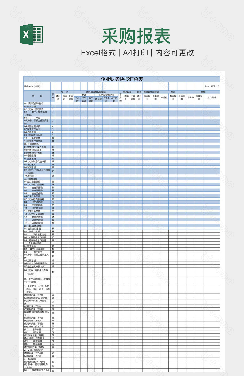 采购报表