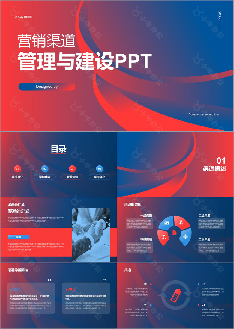 红蓝创意营销渠道管理与建设PPT