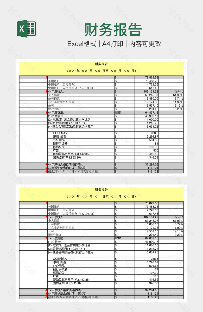 财务报告