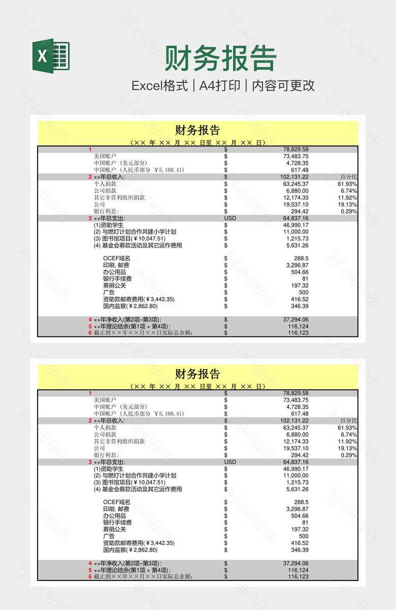 财务报告