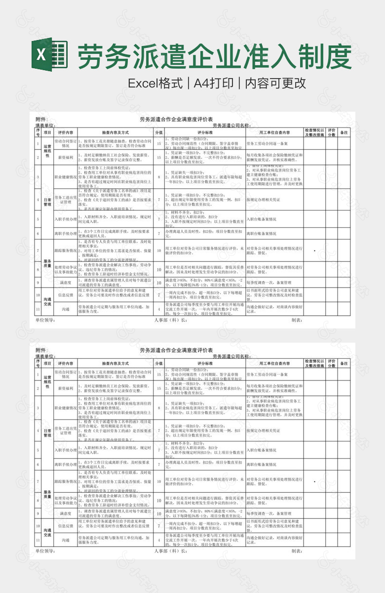 劳务派遣企业准入制度