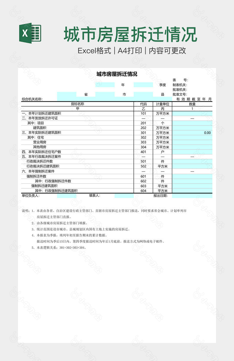 城市房屋拆迁情况