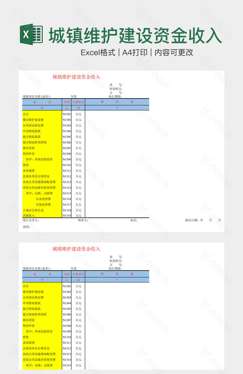 城镇维护建设资金收入