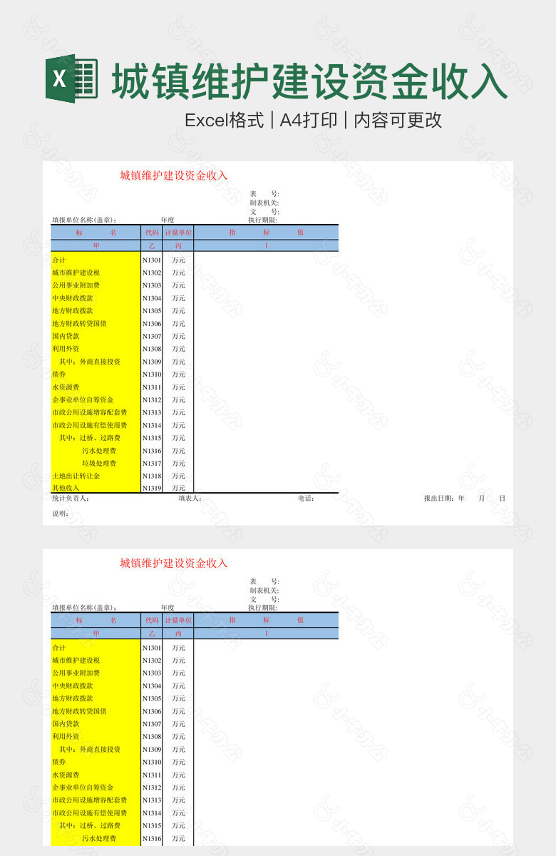 城镇维护建设资金收入