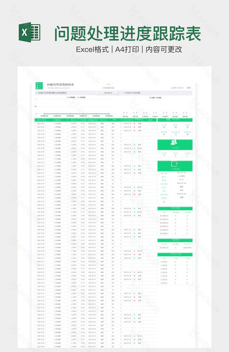 问题处理进度跟踪表