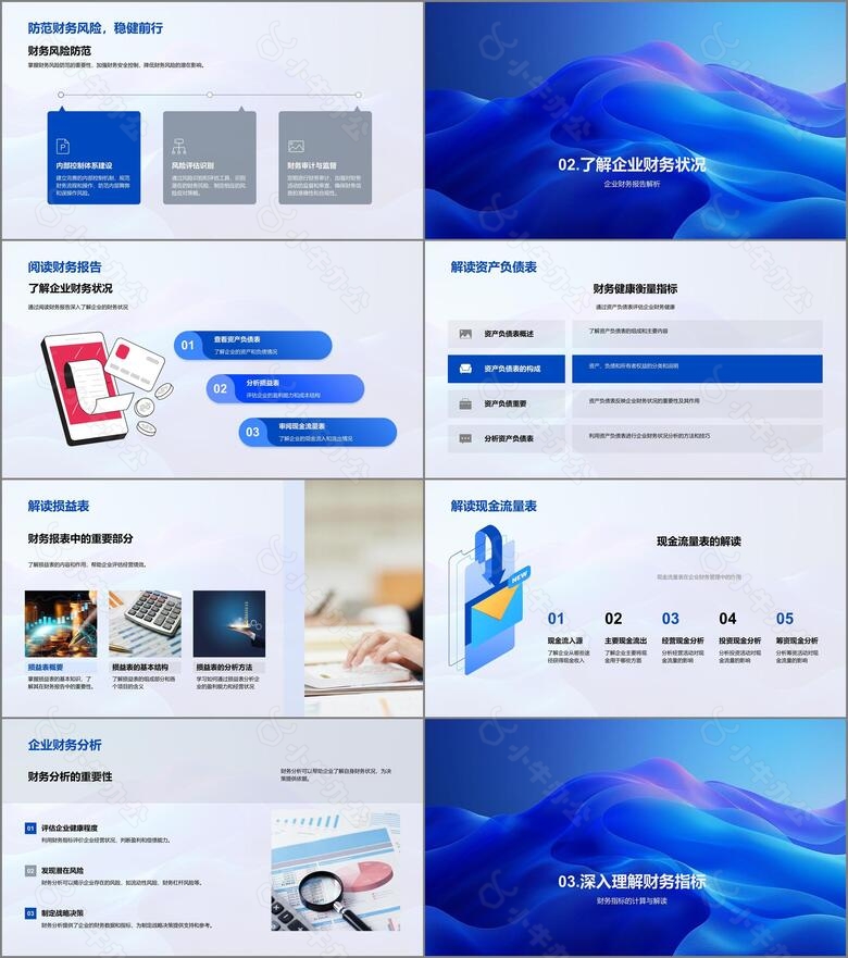 企业财务报告解读PPT模板no.2