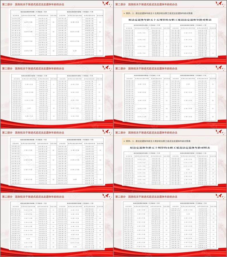 全国人大常委会关于实施渐进式延迟法定退休年龄的决定专题党课PPTno.3