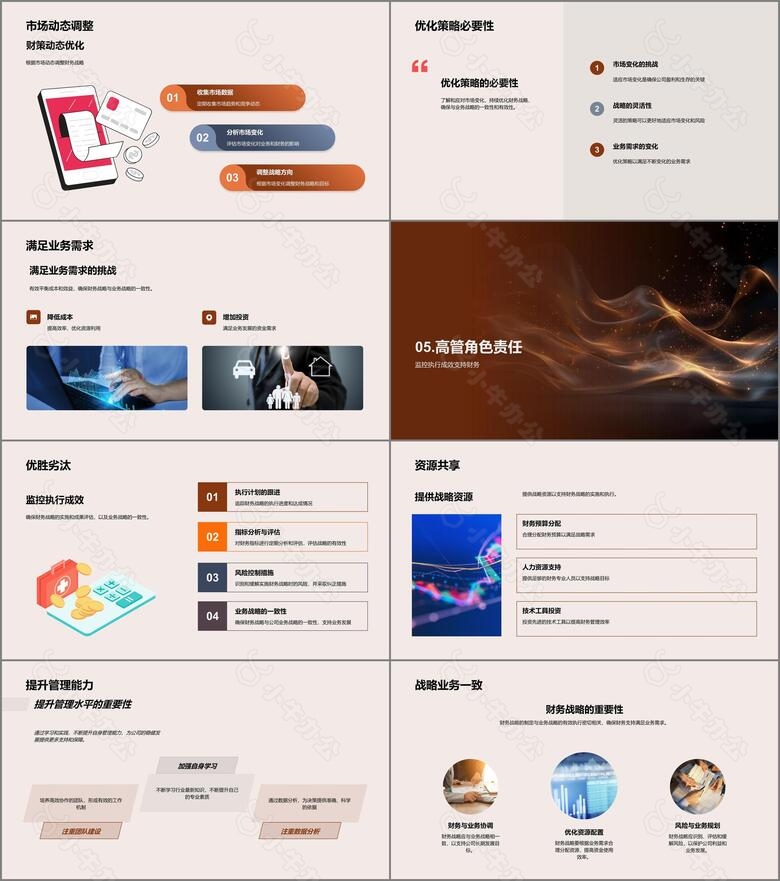 年终财务策略总结PPT模板no.4