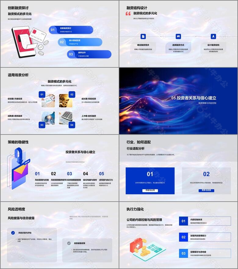 融资策略讲解PPT模板no.4