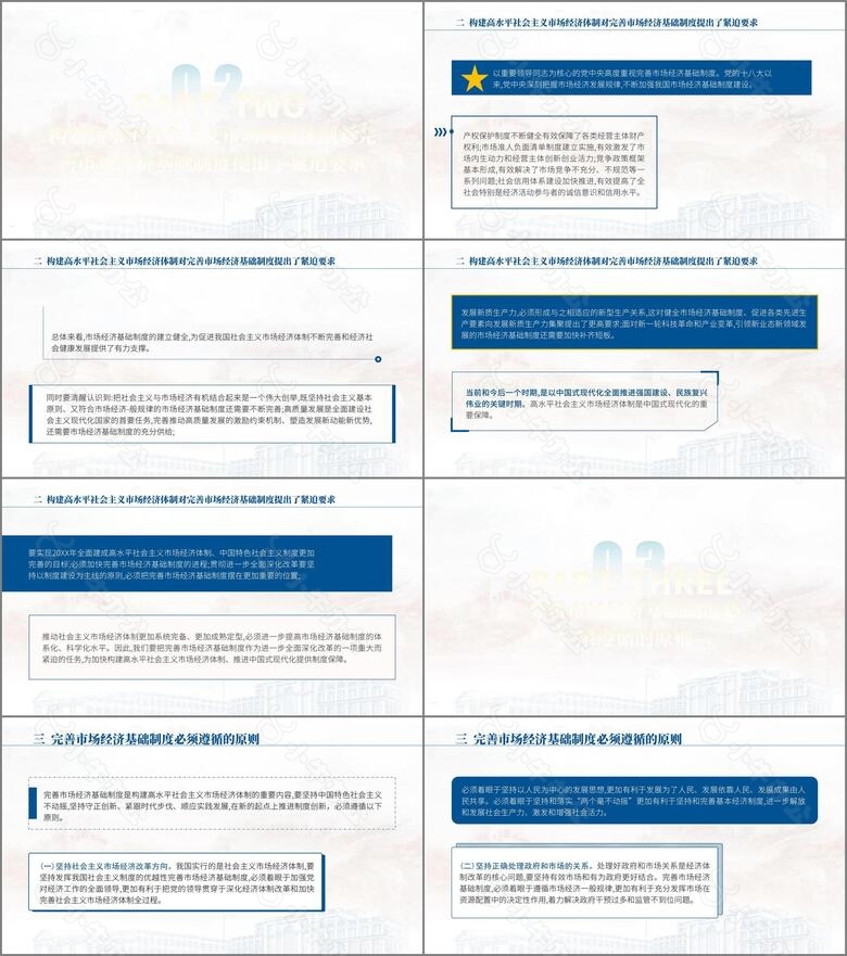 二十届三中全会关于完善市场经济基础制度党课pptno.2