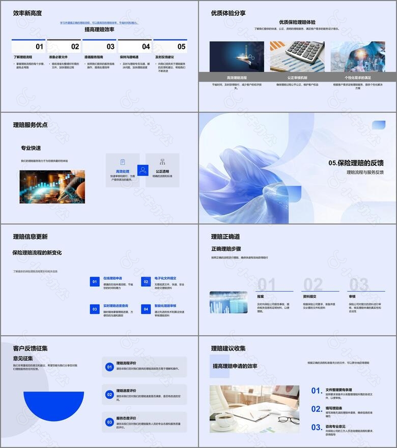 保险理赔流程解析PPT模板no.4