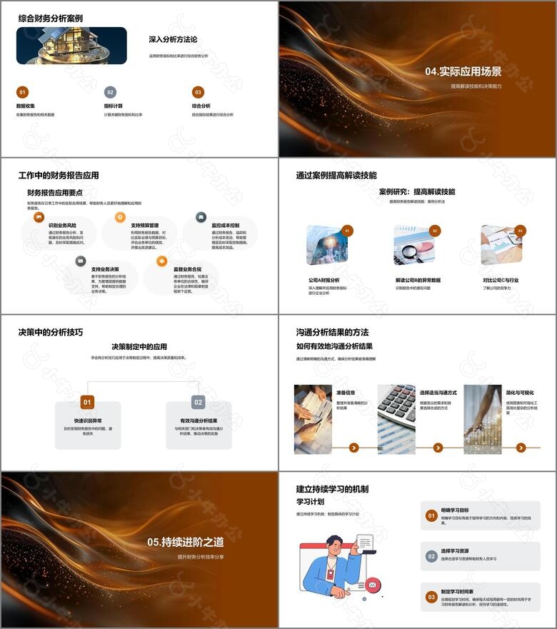 财务报告精讲PPT模板no.3