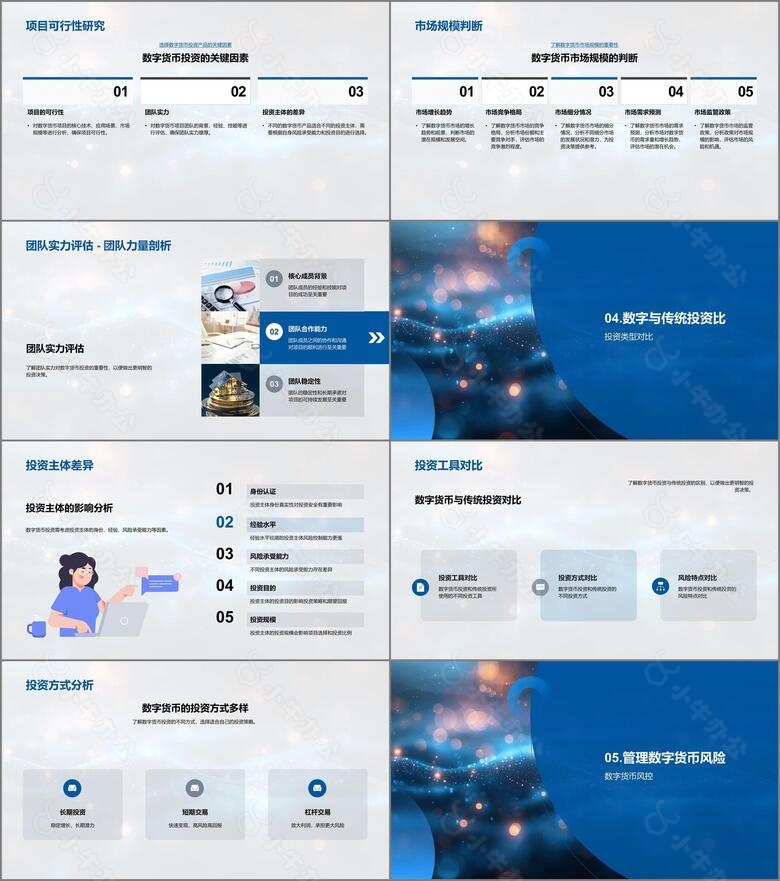 数字货币投资指南PPT模板no.3