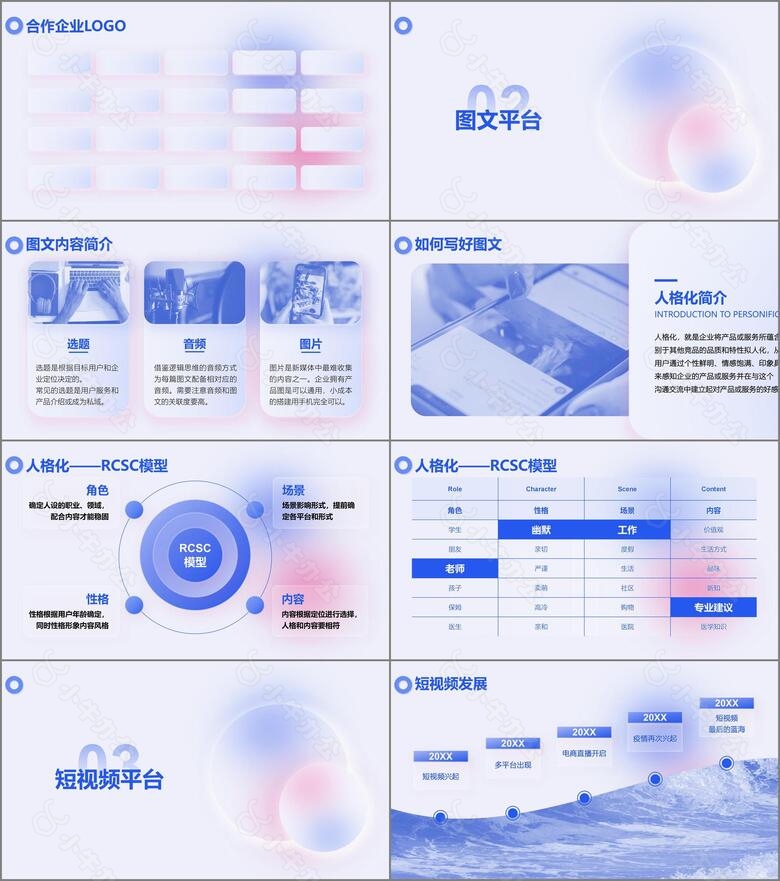 新媒体矩阵运营方案PPT模板no.2