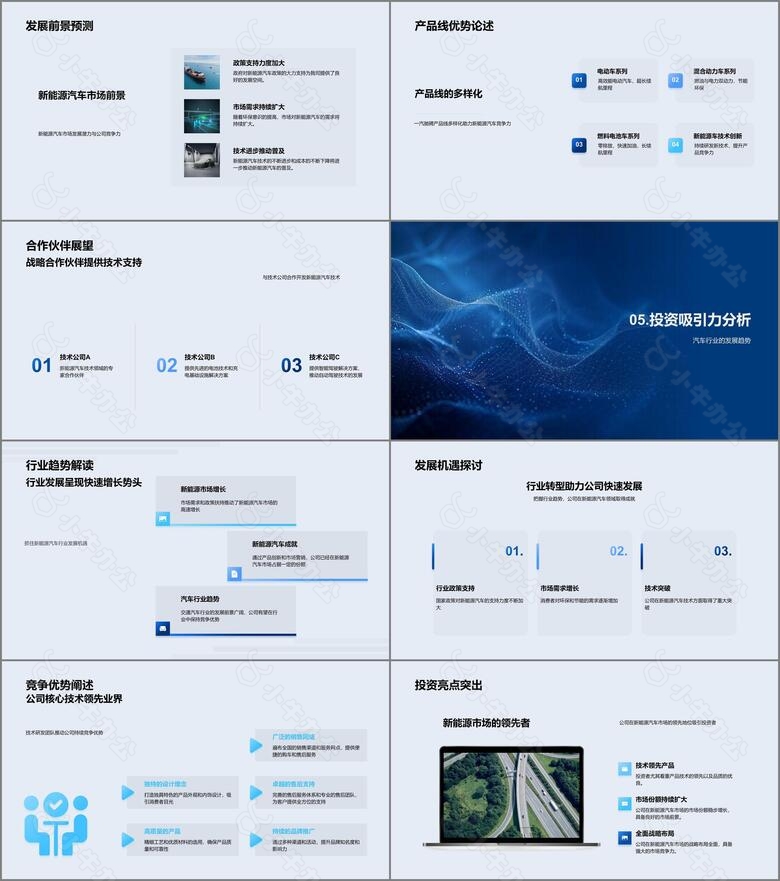 新能源战略报告PPT模板no.4