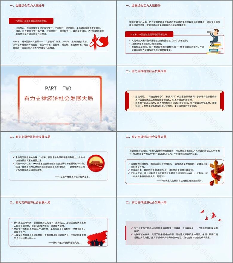 金融业发展成就综述为经济社会发展大局提供有力金融支撑专题党课PPTno.2