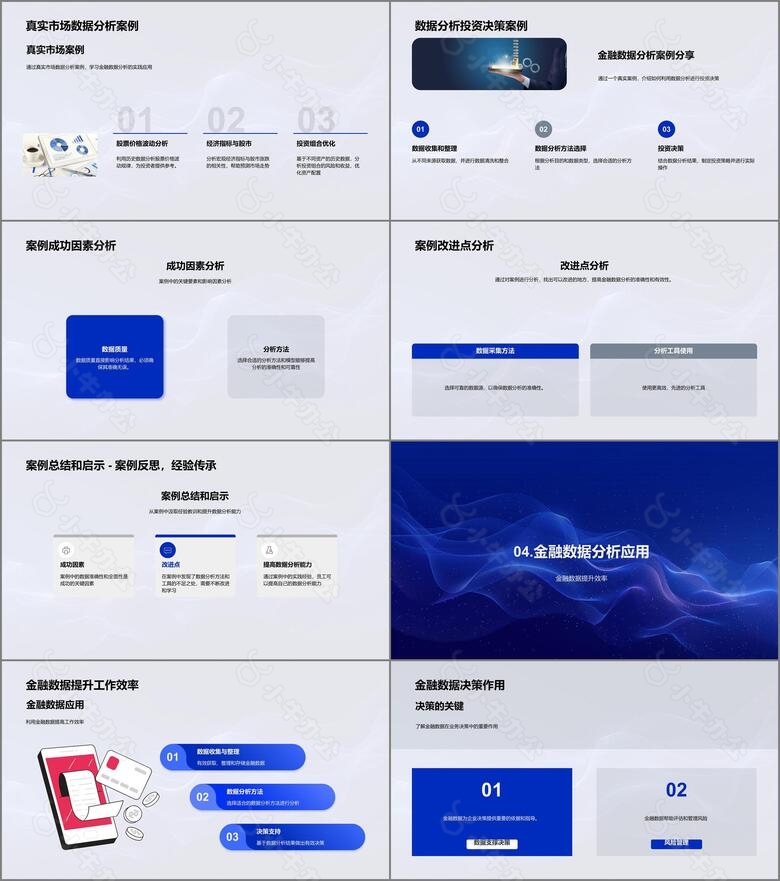 金融数据分析入门PPT模板no.3