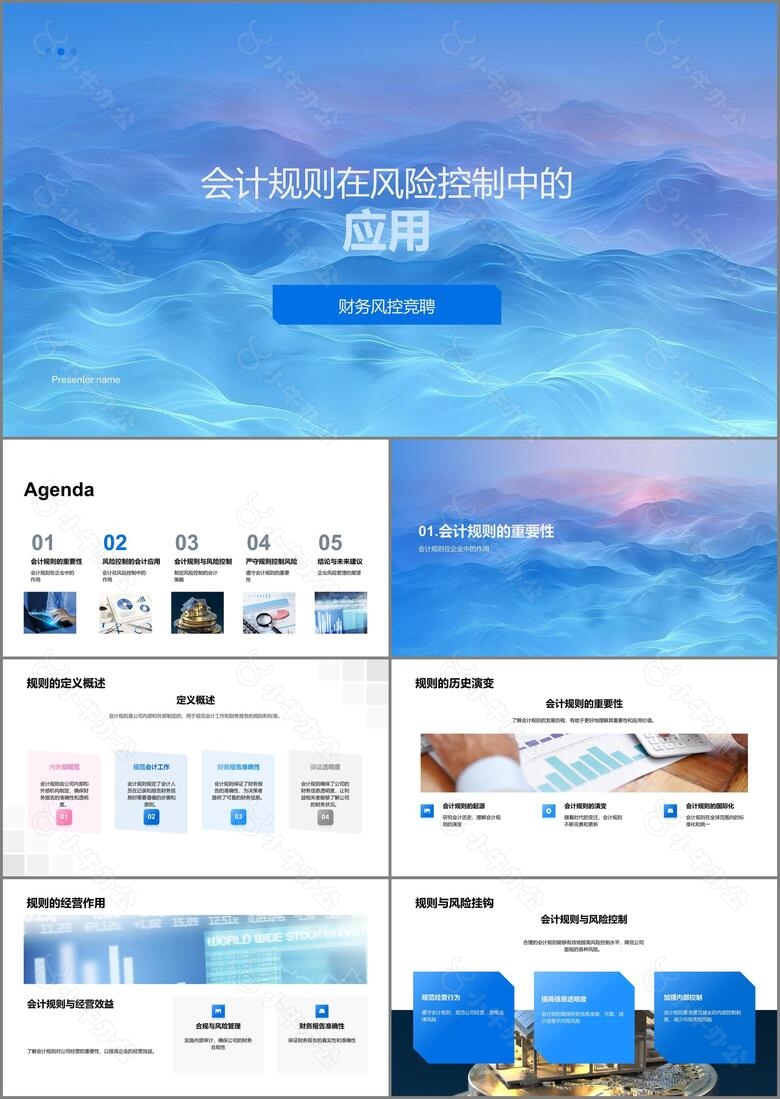 会计规则在风险控制中的应用PPT模板