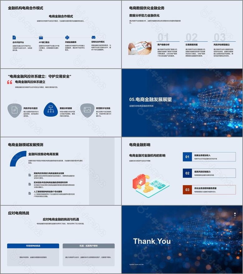 电商金融策略解析PPT模板no.3