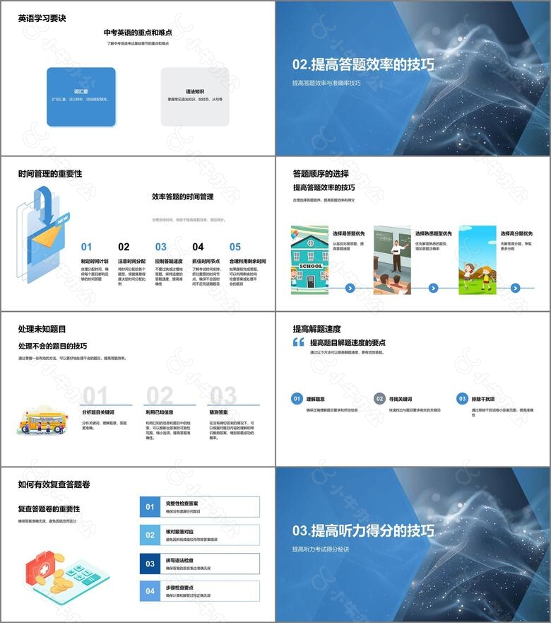 中考英语答题法宝PPT模板no.2