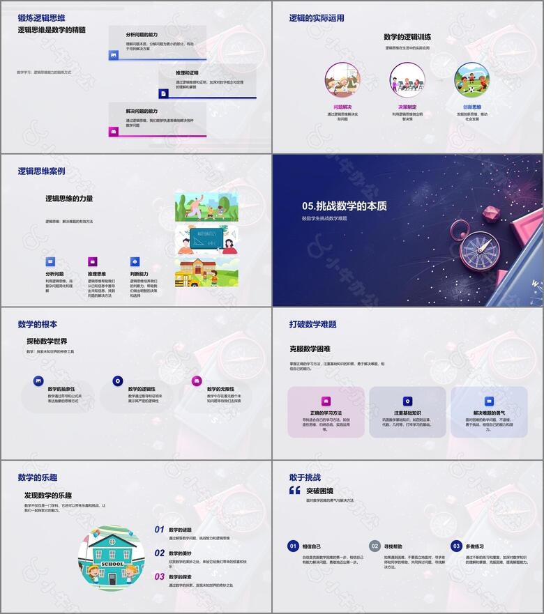理解数学的精髓PPT模板no.4