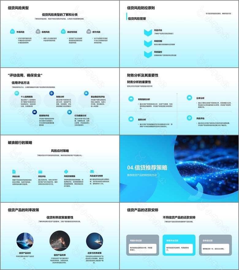 信贷业务基础培训PPT模板no.3