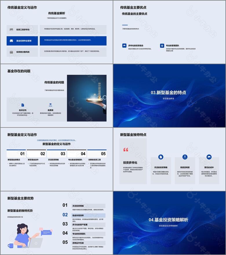 新型基金投资解读PPT模板no.2