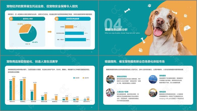 橘色简约2022年宠物消费调研报告no.3