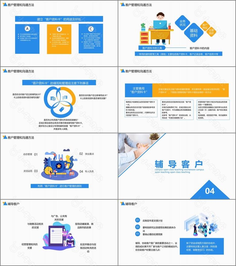 企业培训客户管理技巧PPT模板no.3