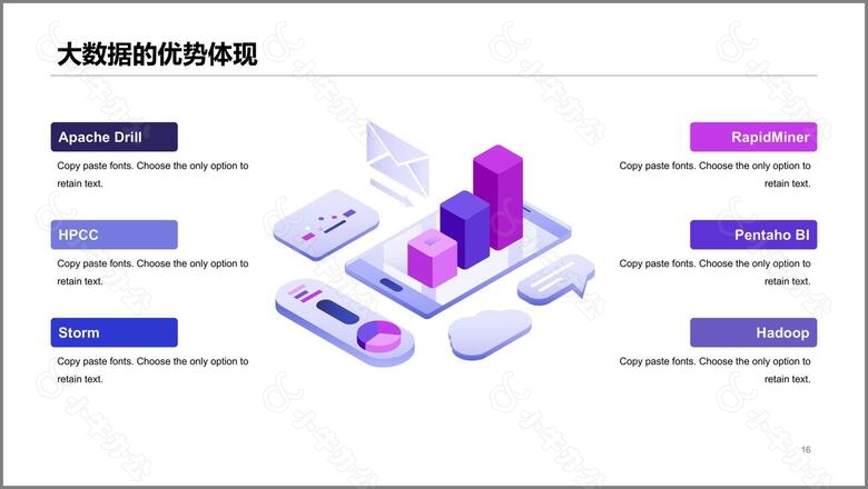 紫色插画风大数据时代应用介绍PPT素材下载no.3