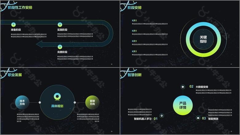 黑色创意互联网创意竞聘述职PPTno.3