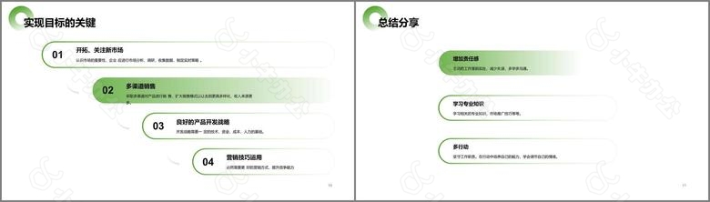 黑色品牌推广总结及未来规划PPT案例no.3