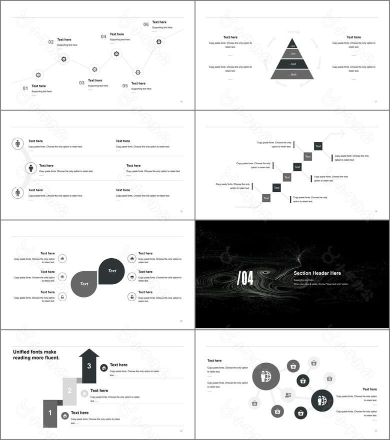 黑色科技智能工程项目汇报工作总结PPT下载no.3