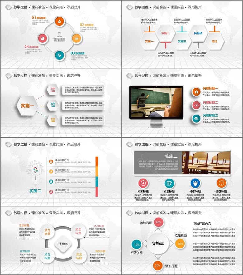 教学设计通用PPT模板no.3