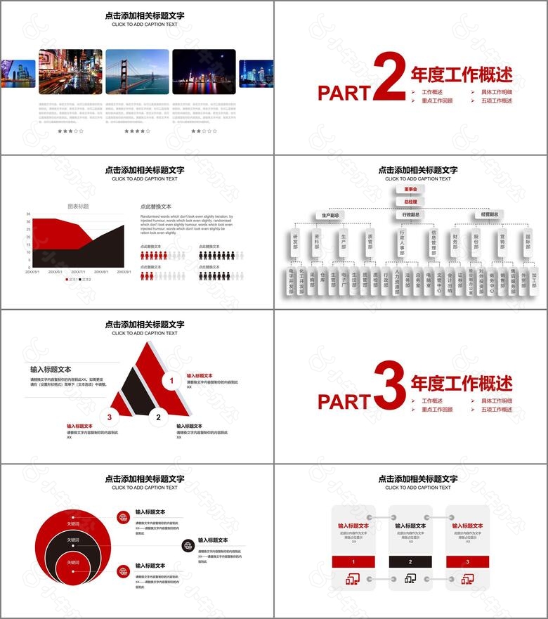 红白微粒体中石化工作汇报PPT模no.2