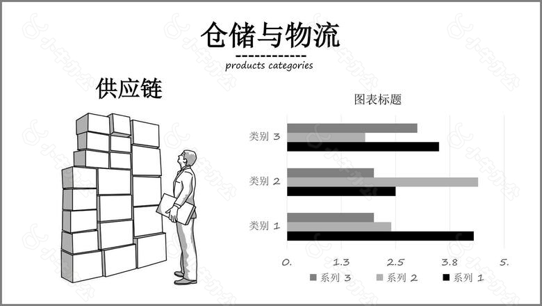 黑白手绘风互联网年终总结动态PPT模板no.6