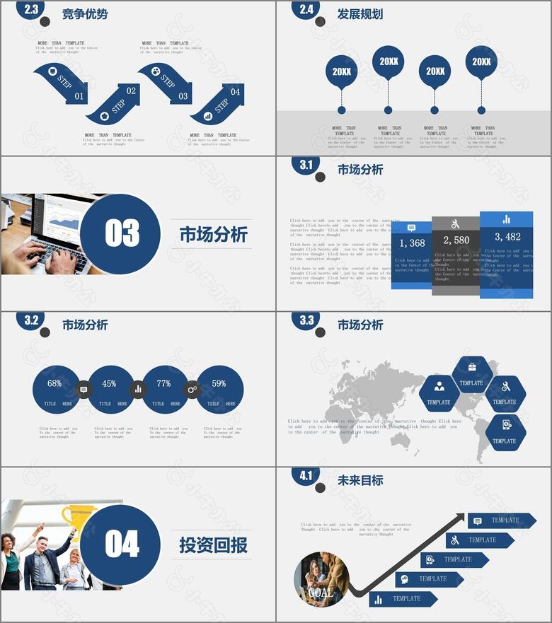 2024年通用商业计划书ppt模板no.3