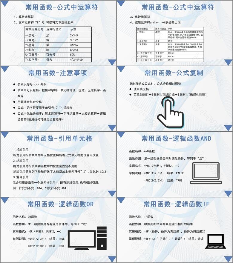 办公室软件之EXCEL培训教程PPT模板no.3