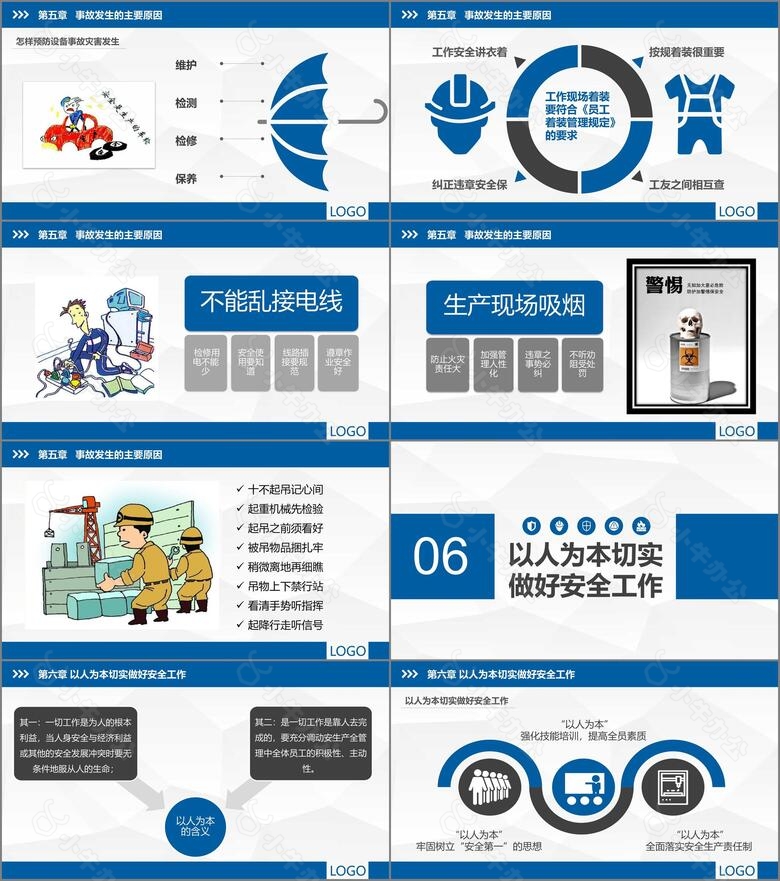 企业安全生产管理培训PPT模板no.5